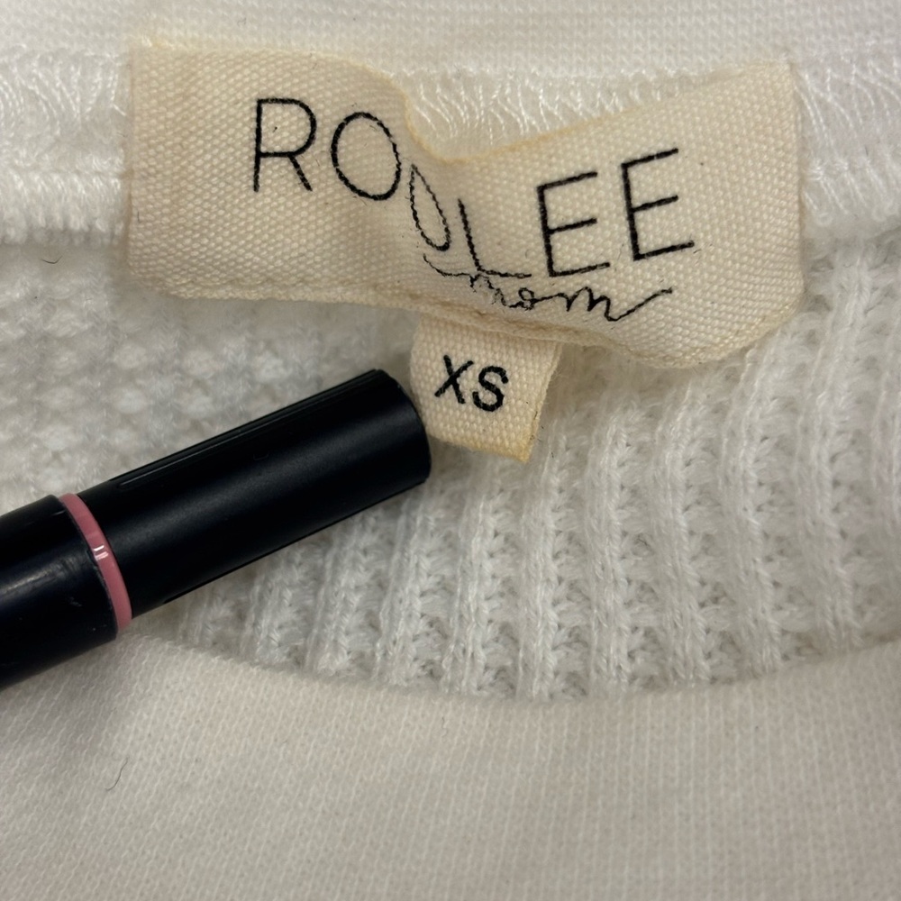 Roolee Elegant Cream Long Sleeve Dress - Picture 7 of 8